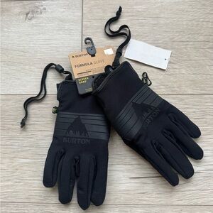 New With Tags Burton Men's Black Formula Gloves Small S
